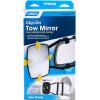 imageCamco ClampOn Dual View Towing Mirror  Features 2 Independently Adjustable Mirrors and an Aerodynamic Design  Black 256531 Count Pack of 2