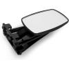 imageCamco ClampOn Dual View Towing Mirror  Features 2 Independently Adjustable Mirrors and an Aerodynamic Design  Black 256531 Count Pack of 2