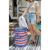 imageCamco Clara Clark Bathroom Rugs  Velvet Memory Foam Bath Mat NonSlip Machine Washable  Dries Quickly Ultra Soft Plush Bath Mats for Bathroom Set of 2 17 x 2420 x 32 Large Red White Blue