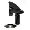 imageCamco Cyclone Sewer Vent Cover  Draw Holding Tank Odors out of the RV Trailer or Camper  Black 40597Black