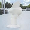 imageCamco Cyclone Sewer Vent Cover  Draw Holding Tank Odors out of the RV Trailer or Camper  Black 40597White