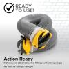 imageCamco Deluxe 20 ft Sewer Hose Kit  Includes 210 ft RV Sewer Hoses PreAttached 360Degree Swivel Fittings and Wye Connector  Ready To Use RV Sewer Kit Easily Compresses for Storage 3966610 Sewer Hose