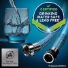 imageCamco EVOFlex 10Ft RV Drinking Water Hose  Features Extra Flexible Design wStainless Steel Strain Relief Ends  LeadFree BPAFree and PhthalateFree  58 Inside Diameter 22592