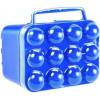 imageCamco Egg Carrier Holder with Builtin Handle  Ideal for RVing Camping Tailgating Picnics Road Trips and More  Safely Carry Up to 12 Eggs  Blue 51015