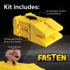 imageCamco Fasten Premium RV Leveling Trailer Ramps wConvenient Handle  Nesting Design for RV Storage  Compatible wSquare Leveling Blocks  2Pack 44535