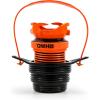 imageCamco Flexible 3in1 Sewer Adapter Hose Seal Flexible Fitting That Makes Connection to a Sewer Inlet Simple and Less Hands On 39318 BlackStandard