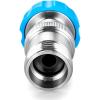 imageCamco Flow StainlessSteel Regulator Protects RV Plumbing High Pressure Water Compatible with 34quot Garden Hose Threads 40054Water PressureRegulator