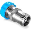 imageCamco Flow StainlessSteel Regulator Protects RV Plumbing High Pressure Water Compatible with 34quot Garden Hose Threads 40054Water PressureRegulator