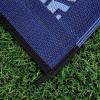 imageCamco Large Reversible Outdoor Patio Mat  Easy to Clean Perfect for Picnics Cookouts Camping and The Beach 6 x 9 Lattice Blue Design 42876