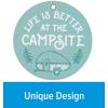 imageCamco Life is Better at The Campsite Air Freshener  Features Mountain Breeze Fragrance ampamp Elastic Cord  Use as Car RV or Home Air Fresheners 53362