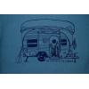 imageCamco Life is Better at The Campsite Crew NeckSlate Blue