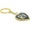 imageCamco Life is Better at The Campsite Navy Blue RV Heart KeychainGold Ring for Car Fobs and Keys 53288Navy Blue Rv Heart