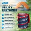 imageCamco Life is Better at The Campsite Sketch RV and Trees PopUp Utility Container  18inch x 24inch 42990 TealPatriotic
