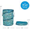 imageCamco Life is Better at The Campsite Sketch RV and Trees PopUp Utility Container  18inch x 24inch 42990 TealTeal