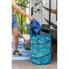 imageCamco Life is Better at The Campsite Sketch RV and Trees PopUp Utility Container  18inch x 24inch 42990 TealTeal