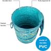 imageCamco Life is Better at The Campsite Sketch RV and Trees PopUp Utility Container  18inch x 24inch 42990 TealTeal
