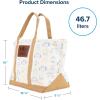 imageCamco Life is Better at the Campsite Canvas Tote Bag  Features a HeavyDuty Cotton Canvas Design with Reinforced Base a Unique RVThemed Adventure Print and a Zippered Top Closure  XLarge 53128Multicolor