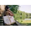 imageCamco Life is Better at the Campsite Canvas Tote Bag  Features a HeavyDuty Cotton Canvas Design with Reinforced Base a Unique RVThemed Adventure Print and a Zippered Top Closure  XLarge 53128Multicolor