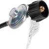 imageCamco Low Pressure Gas Regulator  Rated at 70000 BTUs Per Hour  Includes 8Foot Hose  Great for Camping RVing Grilling and More 57704Regulator with 8 Hose