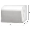 imageCamco PopAToothbrush Bathroom Organizer  Features Protective Cover ampamp Vented Design for Quick Drying  Great Addition to Bathroom Accessories Bathroom Storage ampamp More  Fits 2 Toothbrushes 57203White