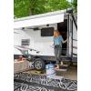 imageCamco PopUp Utility Container  Features Heavy Duty Liner ampamp Zipper Close Lid  Holds 30Gallon KitchenSize Trash Bags  Stands 2Ft Tall ampamp Collapses for RV Storage and Organization 42986Large