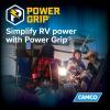 imageCamco Power Grip 50Ft 30 Amp RV Extension Cord w90 Locking End  Rated for 125V  3750W  Features Threaded Locking Ring for Weatherproof Connection ampamp 10Gauge Copper Wire 5552525Foot