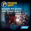 imageCamco Power Grip 50Ft 30 Amp RV Extension Cord w90 Locking End  Rated for 125V  3750W  Features Threaded Locking Ring for Weatherproof Connection ampamp 10Gauge Copper Wire 5552550Foot
