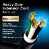 imageCamco Power Grip 50Ft 30 Amp RV Extension Cord w90 Locking End  Rated for 125V  3750W  Features Threaded Locking Ring for Weatherproof Connection ampamp 10Gauge Copper Wire 5552550Foot