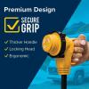 imageCamco Power Grip 50Ft 30 Amp RV Extension Cord w90 Locking End  Rated for 125V  3750W  Features Threaded Locking Ring for Weatherproof Connection ampamp 10Gauge Copper Wire 5552550Foot