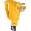 imageCamco Power Grip 50Ft 50 Amp RV Extension Cord  Rated for 125250 V12500 W  Features Copper 63  81Gauge Wires for Superior Conductivity ampamp Coated wHeatResilient PVC 5519925Foot