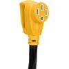 imageCamco Power Grip 50Ft 50 Amp RV Extension Cord  Rated for 125250 V12500 W  Features Copper 63  81Gauge Wires for Superior Conductivity ampamp Coated wHeatResilient PVC 5519930Foot