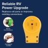 imageCamco Power Grip Camper  RV Replacement Plug  Attach 50 Amp Plug to Existing RV Extension Cord  Features 50 Amp RV Plug NEMA 1450P ampamp Ergonomic Designed Handle  Rated 125250V12500W 5525550 Amp