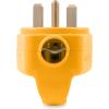 imageCamco Power Grip CamperRV Mini Replacement Plug  Attach 30 Amp Plug to Existing RV Extension Cord  Features 30 Amp RV Plug NEMA TT30P ampamp Ergonomic Designed Handle  Rated for 125 V3750 W 55283