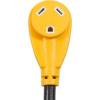 imageCamco PowerGrip 50Amp CamperRV Circuit Analyzer Dogbone  Features Integrated Surge Protection Up to 4200 Joules ampamp Diagnostic LEDs for Fault Indication 5531930M30F