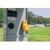 imageCamco PowerGrip RV TwoPlug 15Amp to Single 30Amp Adapter 125 V1875 W 55225 Yellow