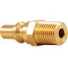 imageCamco Propane QuickConnect Fitting Allows You to Add a Convenient ConnectDisconnect Method to Your Low Pressure Appliances 14quot NPT x Full Flow Male Plug 59903
