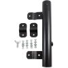 imageCamco RV Ladder Mounted Flagpole Holder  Allows for a Flag to Fly from Your RVs Ladder  Compatible with Most RV Ladder Rails 51612 Black