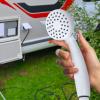 imageCamco RV Outdoor Shower Head  High Flow Shower Head  Conserve Water with Convenient OnOff Switch  White 44023