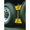 imageCamco RV Wheel Stop with Padlock Stabilizes Your Trailer by Securing Tandem Tires to Prevent Movement While Parked 26quot to 30quot Tires Large 44642