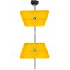 imageCamco RV Wheel Stops  Stabilizes Your Trailer by Securing Tandem Tires to Stop Movement While Parked  Pack of 2 44623Yellow