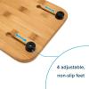 imageCamco RVMarine Over The Sink Cutting Board  Features Adjustable NonSlip Feet Builtin Knife Slots and a Durable 3Ply Bamboo Construction  24inches x 8inches 43543