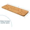 imageCamco RVMarine Over The Sink Cutting Board  Features Adjustable NonSlip Feet Builtin Knife Slots and a Durable 3Ply Bamboo Construction  24inches x 8inches 43543