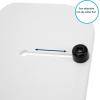 imageCamco RVMarine Sink Mate Cutting Board  Features Adjustable NonSlip Rubber Feet Scrap CutOut Builtin Juice Groove and Measures 12Inches x 18Inches for Larger RVBoat Sinks 43850