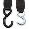 imageCamco Retractable Transom Tie Down Straps  Break Strength of 3330lbs and Safe Working Load of 1100lb  2Pack Durable Polyester Webbing 50031
