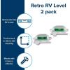 imageCamco Retro RV Level 2 Pack  Provides FronttoBack or SidetoSide Leveling  ScrewMounted or Foam Tape Mounted  Includes 2 Levels 25520