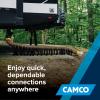 imageCamco Revolution 10Foot CamperRV Sewer Hose Kit  Features PreAttached 360Degree Rotating Fittings  Includes Wire Guards 3963910 Extension Hose