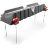 imageCamco Rhino Camper  RV Sewer Hose Support Kit  Supports Up to 20Feet of RV Sewer Hose  Features Nesting Design for Easy RV Storage ampamp Includes 6 30 Section w4 Stakes Each 4307120Foot