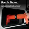 imageCamco Rhino RV Sewer Hose Support Kit  Extends Over Uneven Terrain for Easy Drainage  Supports Up to 15Feet of RV Sewer Hose  Features Nesting Design for Storage  5 Support Sections 43072