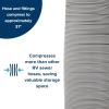imageCamco Rhino X 20Ft CamperRV Sewer Hose Kit  2 10Ft Heavy Duty RV Septic Hoses  Designed to Hold Shape ampamp Stay inPlace  Includes 4in1 RV Adapter ampamp 360 Swivel RV Sewer Hose Fittings 39390