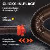imageCamco RhinoFLEX 10 RV Sewer Hose Extension  Features Collapsible Design for RV Storage  Includes PreAttached Lug ampamp Bayonet Fitting Heavy Duty Polyolefin ampamp Reinforced wSteel Wire 39774